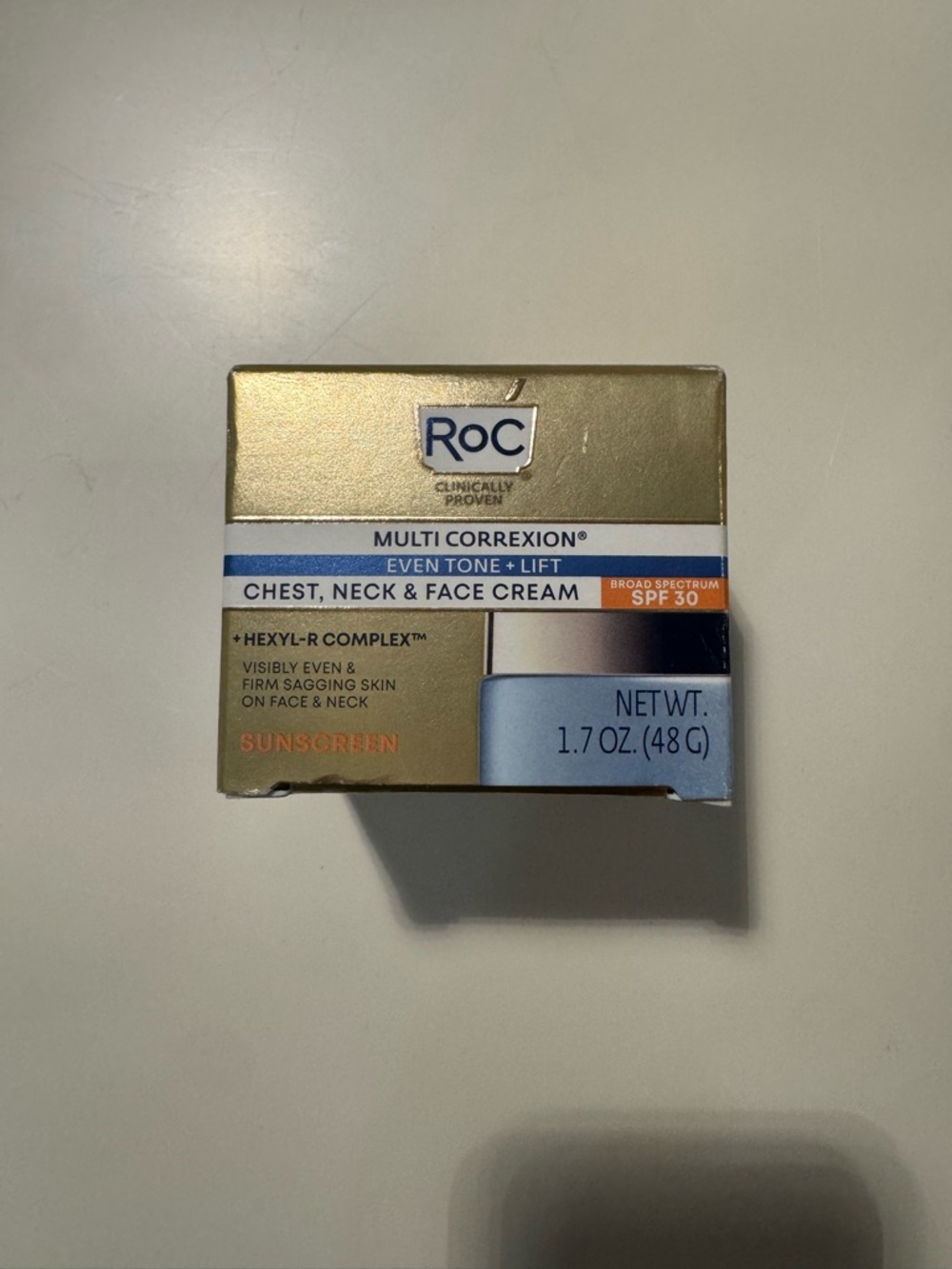 ROC MULTI CORREXION® EVEN TONE + LIFT CHEST, NECK & FACE CREAM SPF 30- NEW - Picture 2 of 3